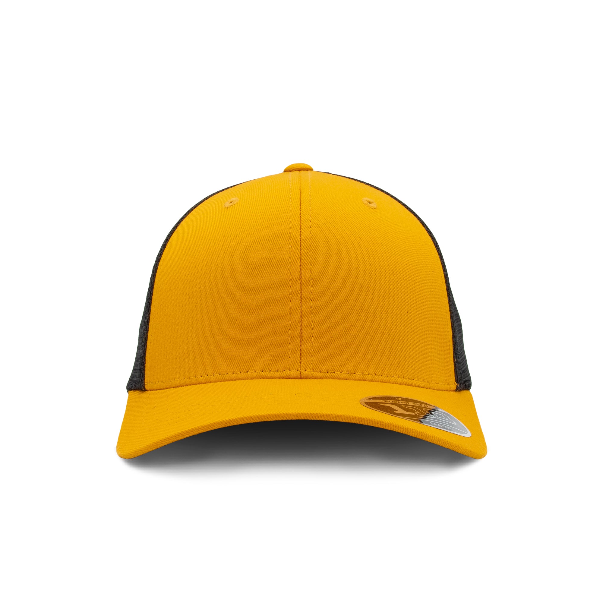 Two Tone Trucker Snapback - Vivid Yellow & Black - 110TT