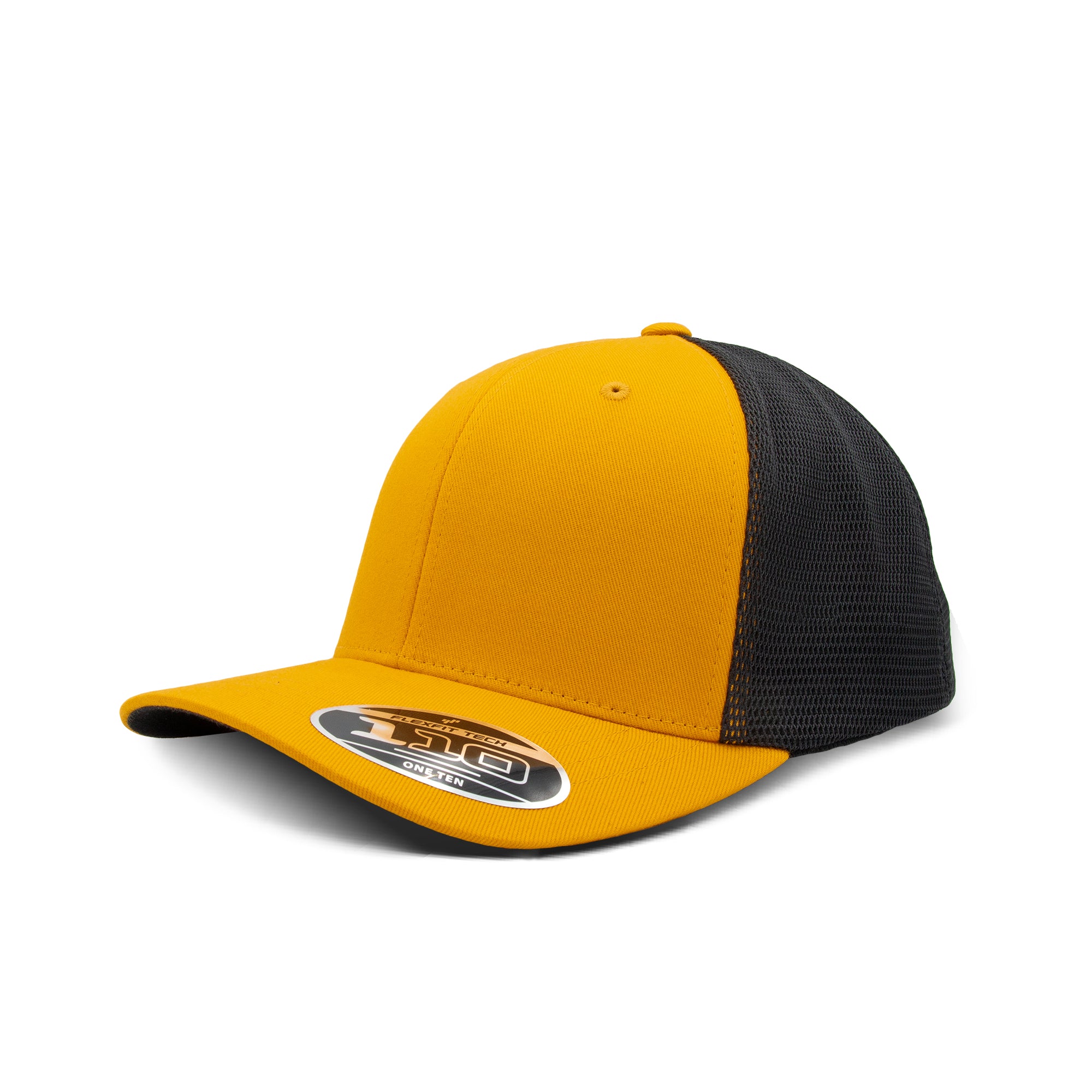Two Tone Trucker Snapback - Vivid Yellow & Black - 110TT