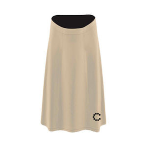 Long Beige Skirt