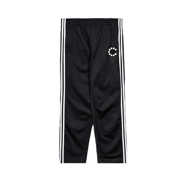 Regular Embroidered Striped Pant