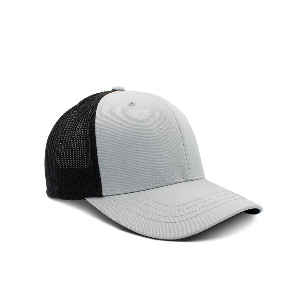 Flexfit Trucker - Medium Grey & Black - 6511 X Mesh