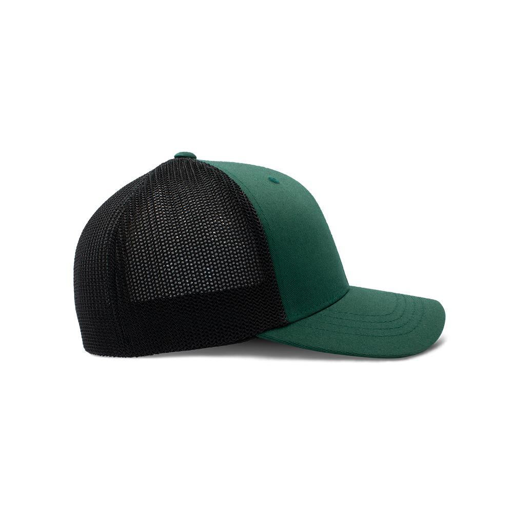 Flexfit Trucker - Spruce & Black - 6511 X Mesh