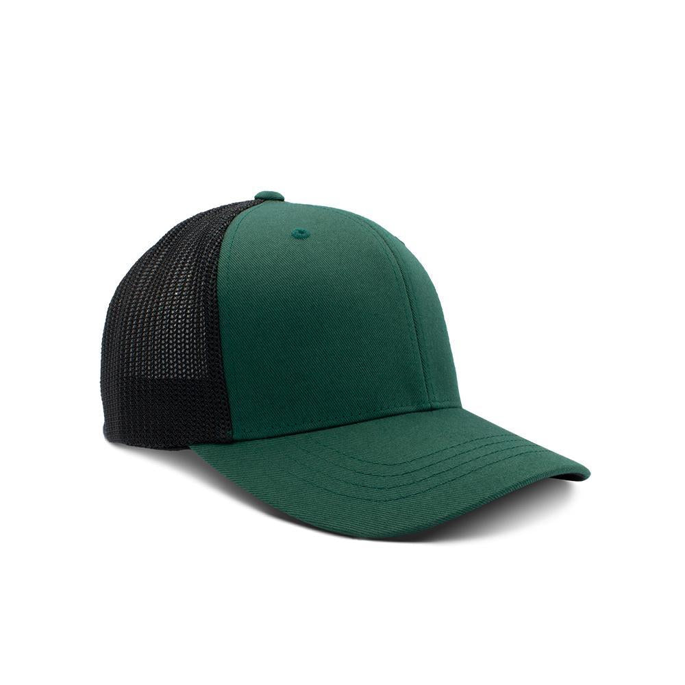 Flexfit Trucker - Spruce & Black - 6511 X Mesh