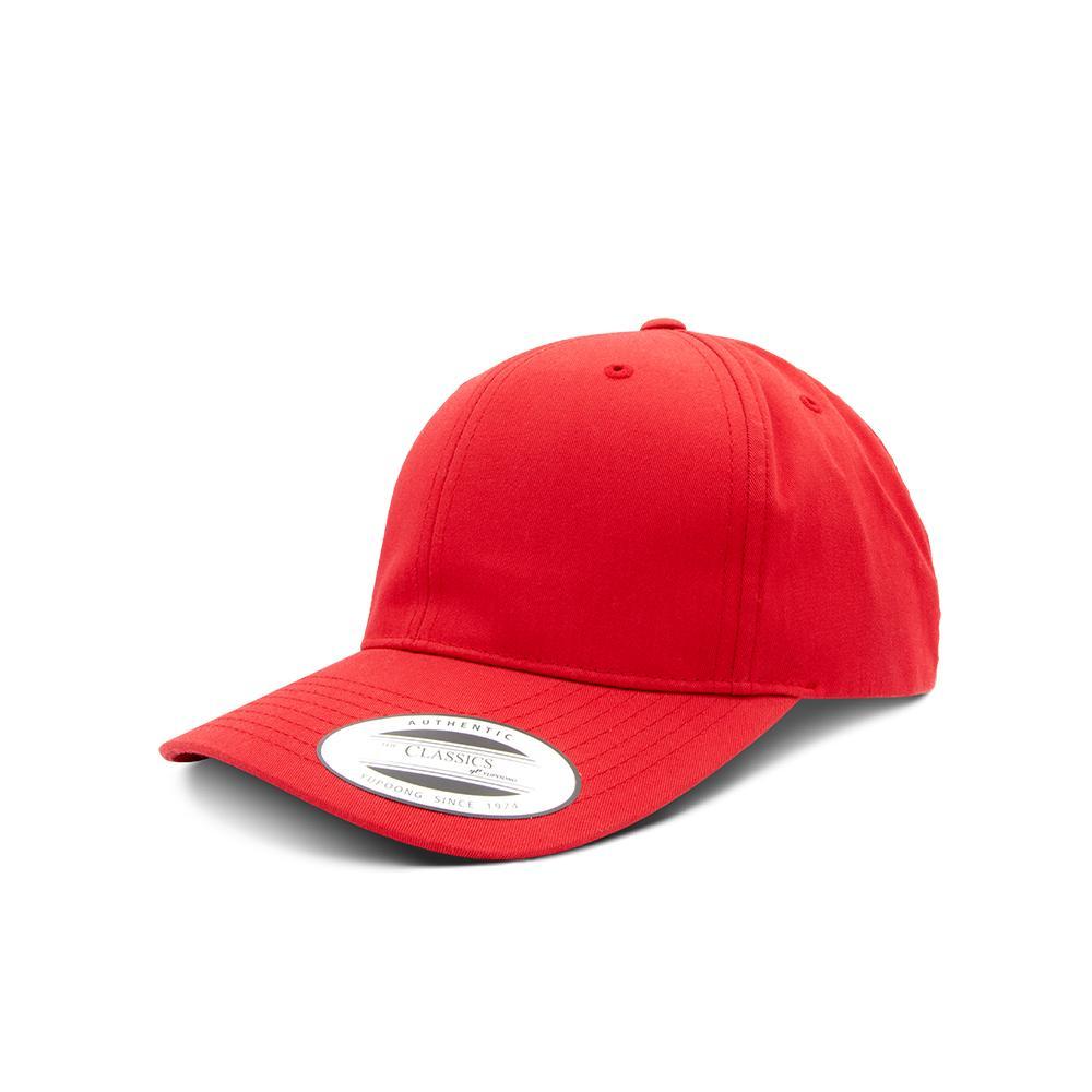 Buckle Back Cap - Red - 6363B