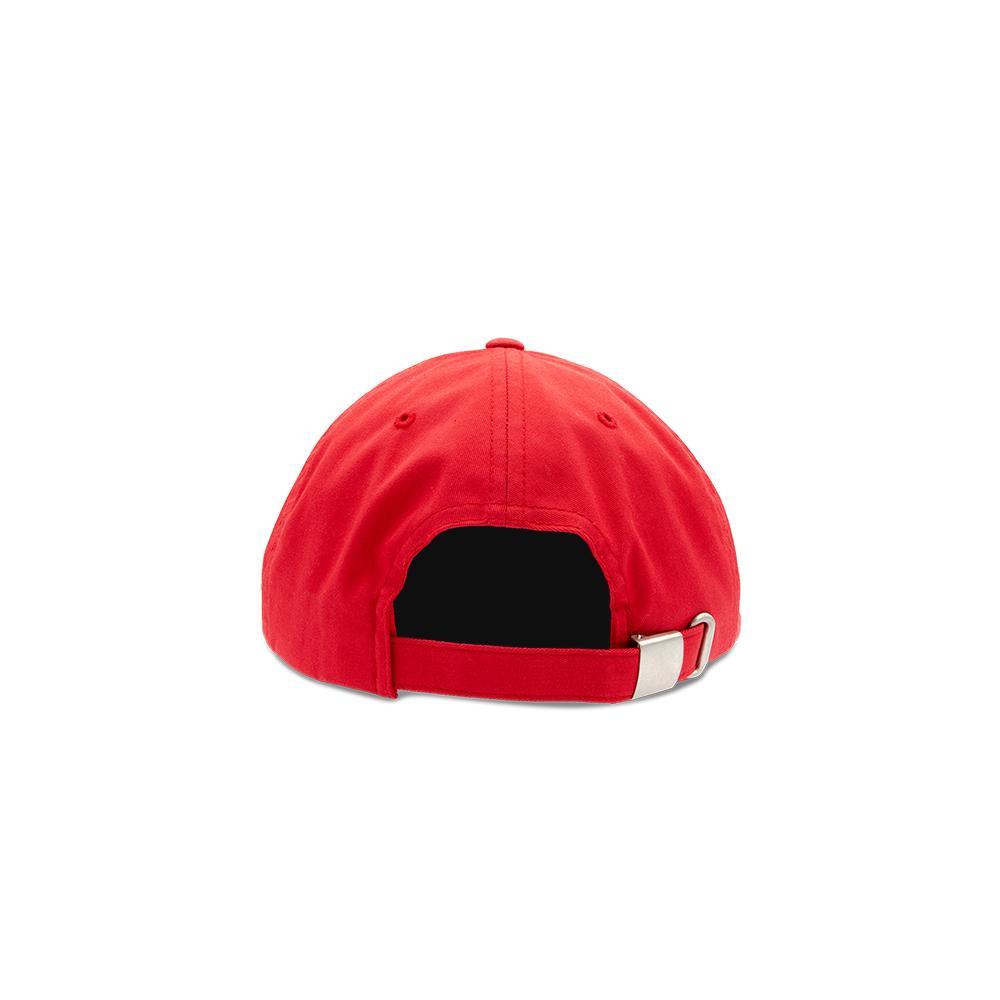 Buckle Back Cap - Red - 6363B
