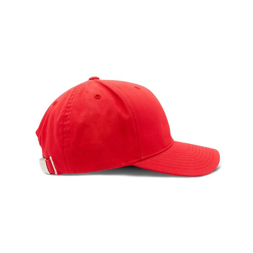 Buckle Back Cap - Red - 6363B