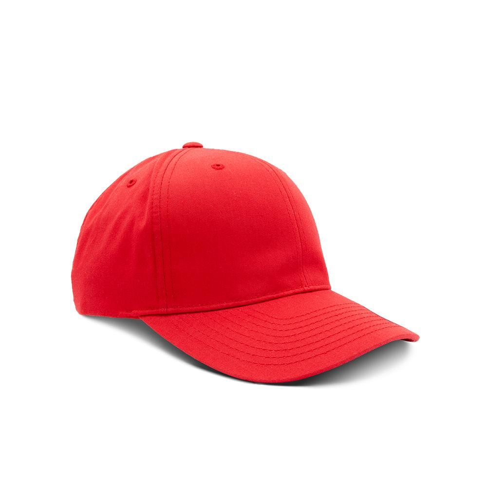 Buckle Back Cap - Red - 6363B