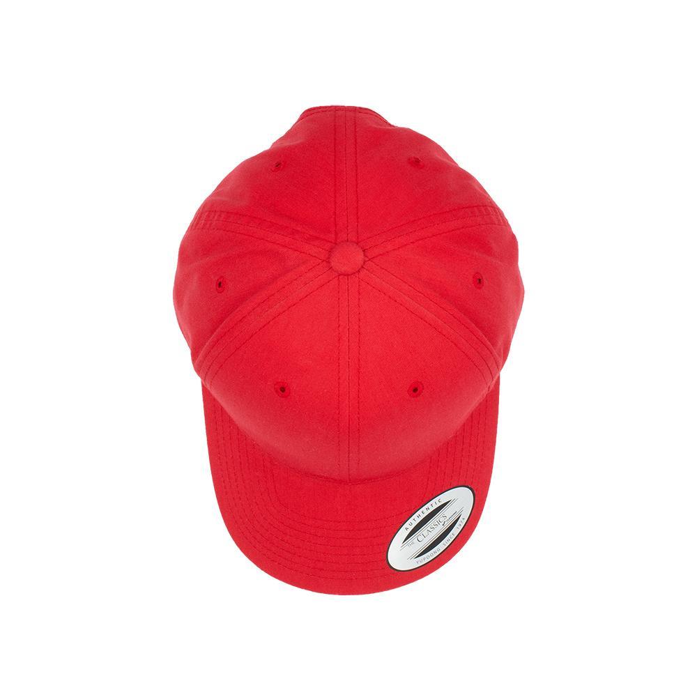 Buckle Back Cap - Red - 6363B