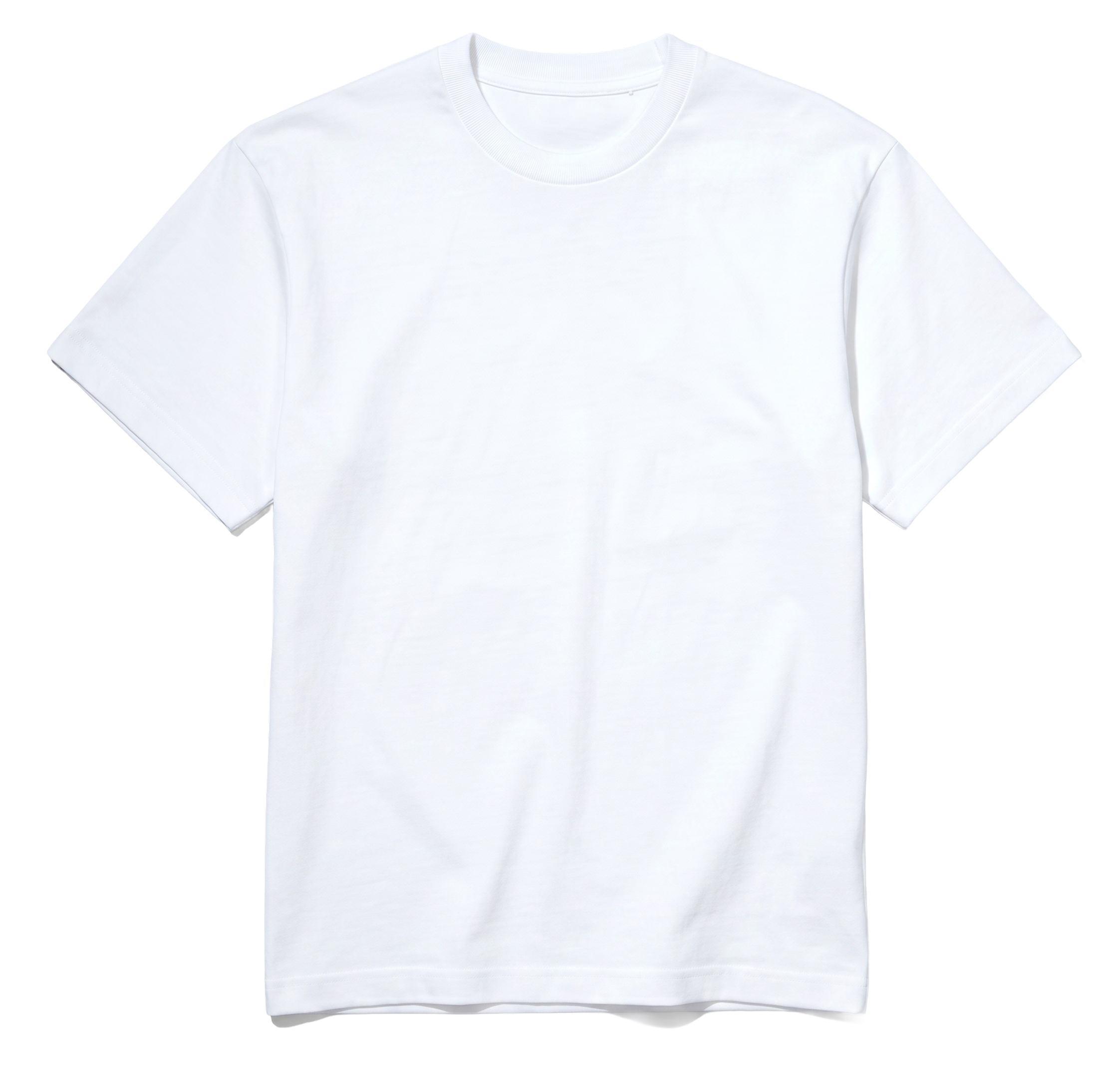 White T-shirt flat product view